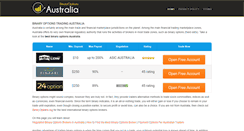Desktop Screenshot of binaryoptionsaustralia.net